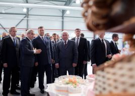 Viktor Yanukovіch, Nikolay Prisyazhnyuk, Anatoliy Prisyazhnyuk and Vladimir Mіsіk