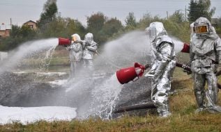 The firefighting operation