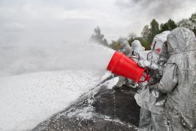 The firefighting operation