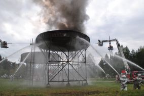 The firefighting operation