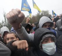 Участники Марша борьбы