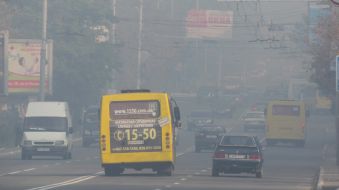 Smog in Mariupol