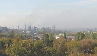 Smog in Mariupol