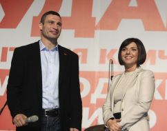 Виталий Кличко и Рена Назарова