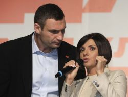 Виталий Кличко и Рена Назарова