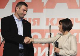 Виталий Кличко и Рена Назарова