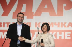 Виталий Кличко и Рена Назарова