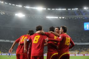 Players of Montenegro football team 