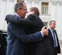 Константин Грищенко и Сергей Лавров