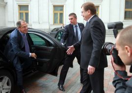 Константин Грищенко и Сергей Лавров