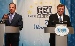 Константин Грищенко и Сергей Лавров