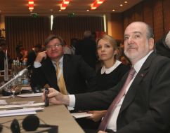 Jean-Paul Karteron, Yevgeniya Timoshenko and Grigoriy Nemyrya
