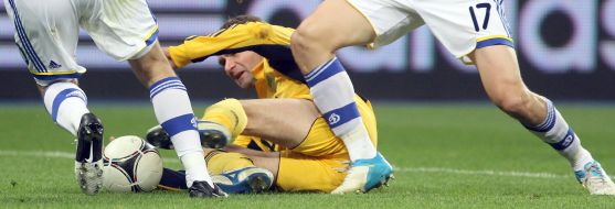 Playing moment of match