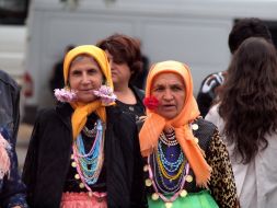 Guests at the opening of the monument