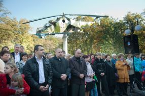 Visitors to the Museum of Aviation