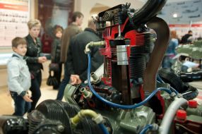 Aviation engine at the Museum of Aviation
