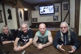 Bernie Shaw, Phil Lanzon, Russell Gilbrook and Mick Box