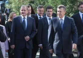 Viktor Yanukovich and Anatoliy Mogilev