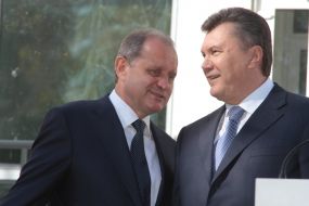 Viktor Yanukovich and Anatoliy Mogilev