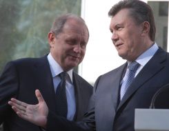 Viktor Yanukovich and Anatoliy Mogilev