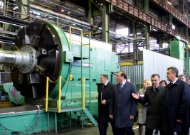 Виктор Янукович на ОАО "Турбоатом"