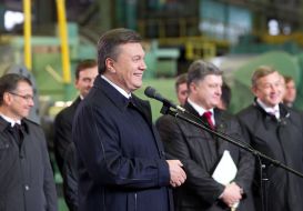 Виктор Янукович на ОАО "Турбоатом"