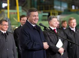 Виктор Янукович на ОАО "Турбоатом"