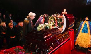 The ceremony of farewell with Vladimir Shevchenko