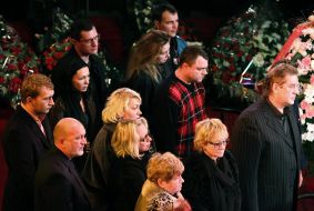 The ceremony of farewell with Vladimir Shevchenko