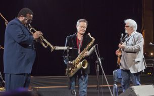 Wallace Roney, Larry Koriell and Rick Marhittsa