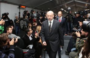Aleksandr Turchinov and Arseniy Yatsenyuk
