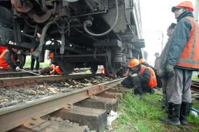 Работы по устранению последствий аварии
