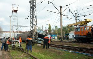 Работы по устранению последствий аварии