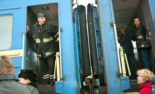 Вагон пассажирского поезда