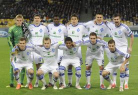 Players of FC "Dynamo" (Kyiv, Ukraine)