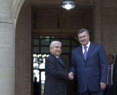 Viktor Yanukovich and Dimitris Christofias