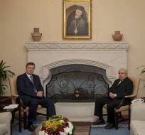 Viktor Yanukovich and Dimitris Christofias