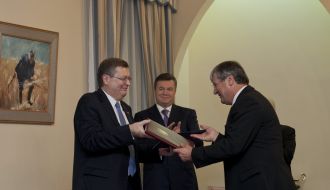 Viktor Yanukovich and Konstantin Grishchenko