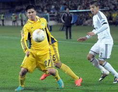 Jonathan Cristaldo, Pereira Fininio and Cristian Gamboa
