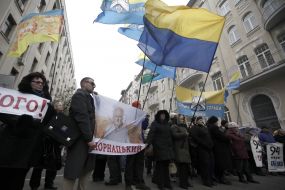 Participants of the mass meeting