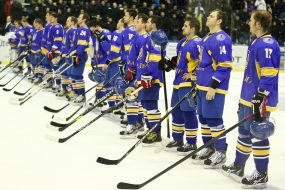 Гравці збірної України з хокею