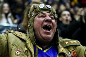 Уболівальник збірної України з хокею