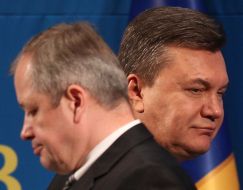Viktor Yanukovich and Yaroslav Romanyuk