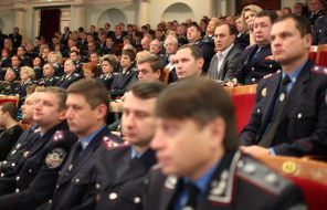 Participants of co-ordinating conference of leaders of law enforcement authorities