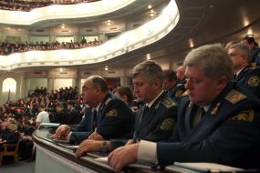 Participants of co-ordinating conference of leaders of law enforcement authorities