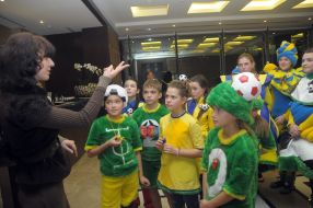 Models before the show