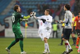 Andrey Pyatov, Vladimir Polevoy and Yuriy Pankiv