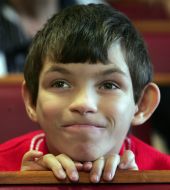 Pupil of Darnytsa boarding school for disabled children