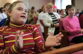 Pupil of Darnytsa boarding school for disabled children