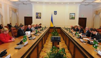 Nikolay Azarov met with the members of European parliament monitoring mission